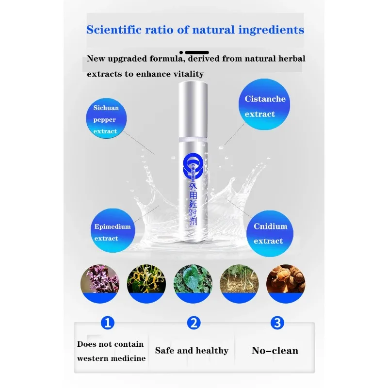 رذاذ تأخير الجنس للرجال القضيب مكافحة سرعة القذف الانتصاب الذكور إطالة تضخيم توسيع 60 دقيقة المنتجات #6