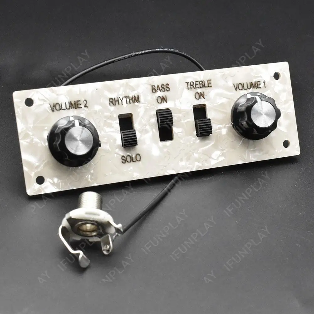 Prewired Width Control Plate Loaded Switch Wiring Harness Knobs Guitar Circuit Board Stringed Instruments Accessories