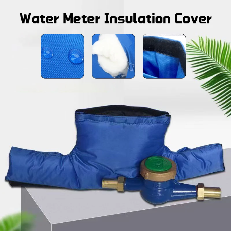 Water Meter Insulation Cover Double-Sided, Weatherproof, 3-Way Sprinkler Valve Cover for Outdoor Freeze Protection in Winter