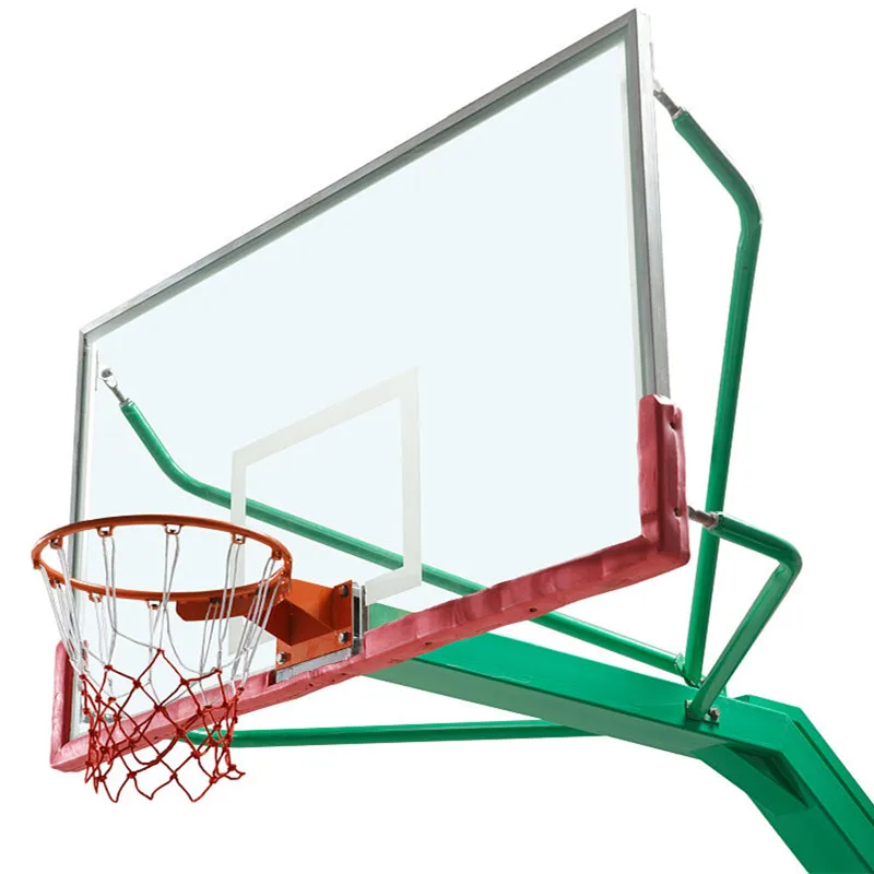 10mm 12mm cesta de basquete backboard acrílico fibra de vidro equipamentos esportivos atacado 2025