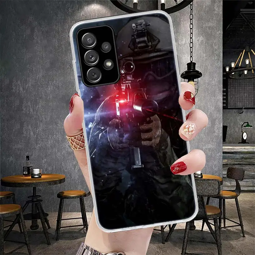 Police SWAT FBI Phone Case For Samsung Galaxy A55 A54 A53 A52 A15 A14 A13 A12 A35 A34 A33 A32 A25 A24 A23 A22 A04S A03S A02S Cas