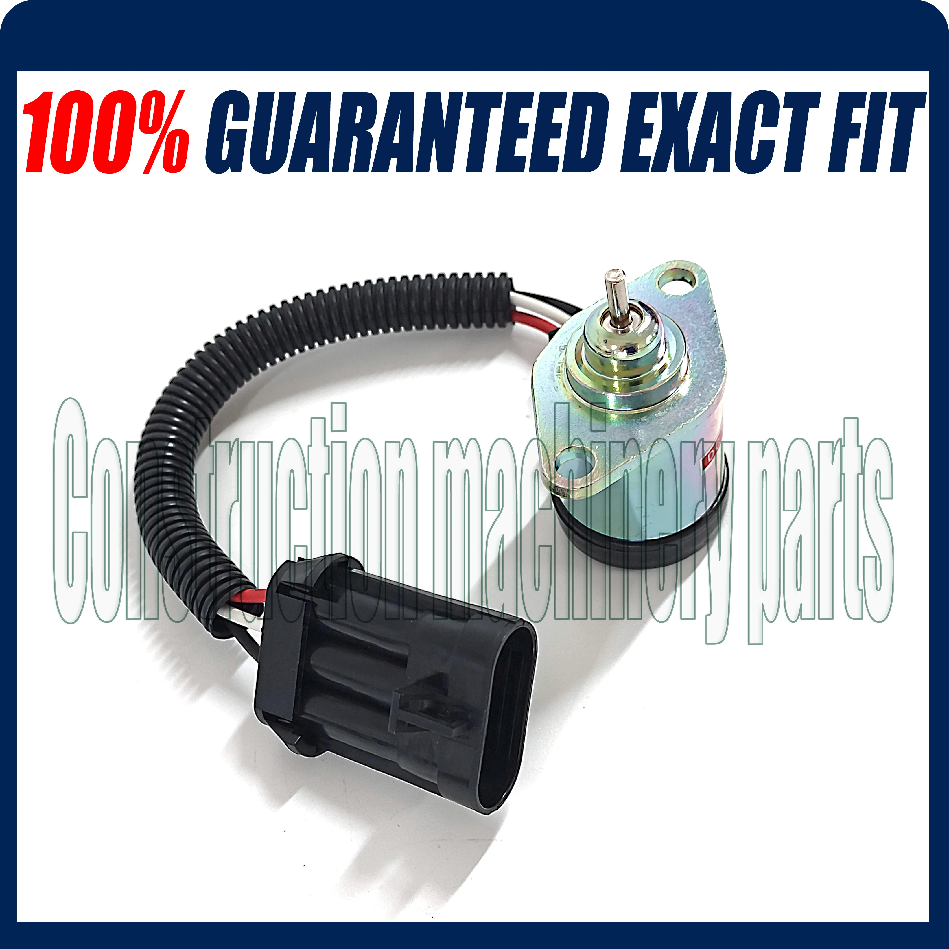 Imagem -05 - Nova 12v Fuel Shut Off Solenóide Fits Bobcat 6689034 S250 S300 S330 S750 S770 S850 A300