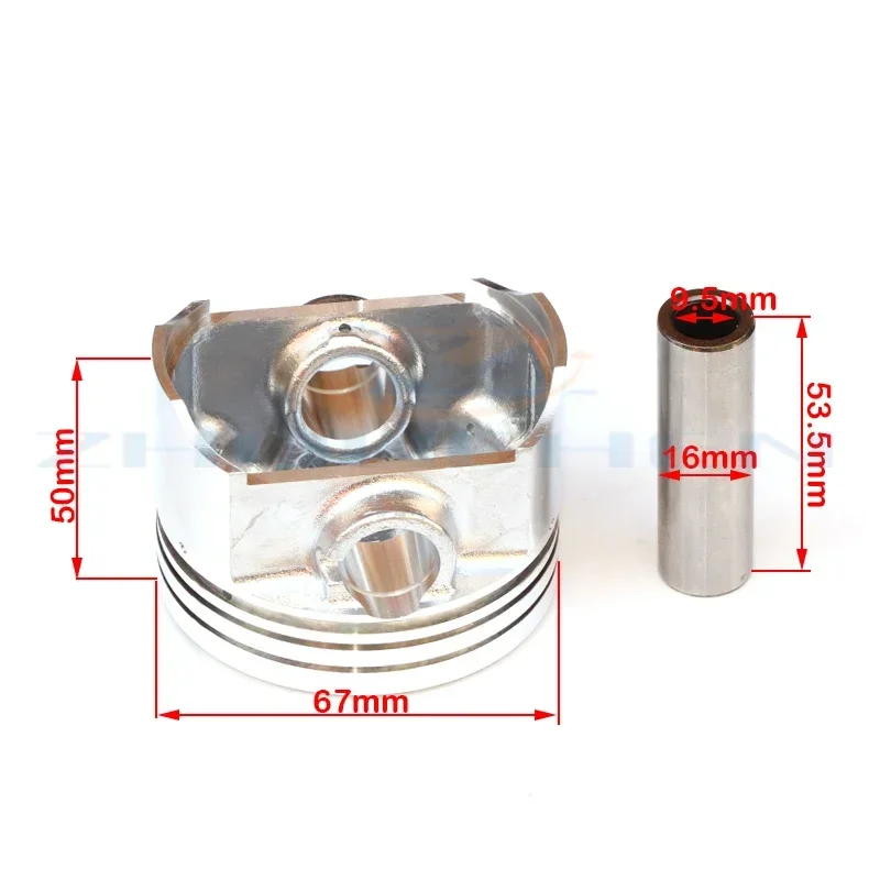 67MM Big Bore Refitted Water Cooled Cylinder Set Piston Ring Top Engine Parts Gasket Kits For  CG250 250cc CG 250