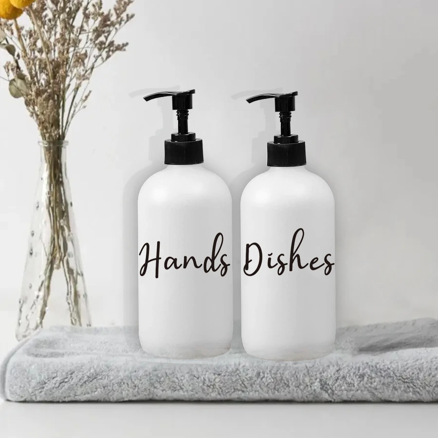 Kitchen Hands and Dishes Soap Dispenser Sink Countertop Soap Liquid Container  Hand Press Dish Wash Dispenser Bottle