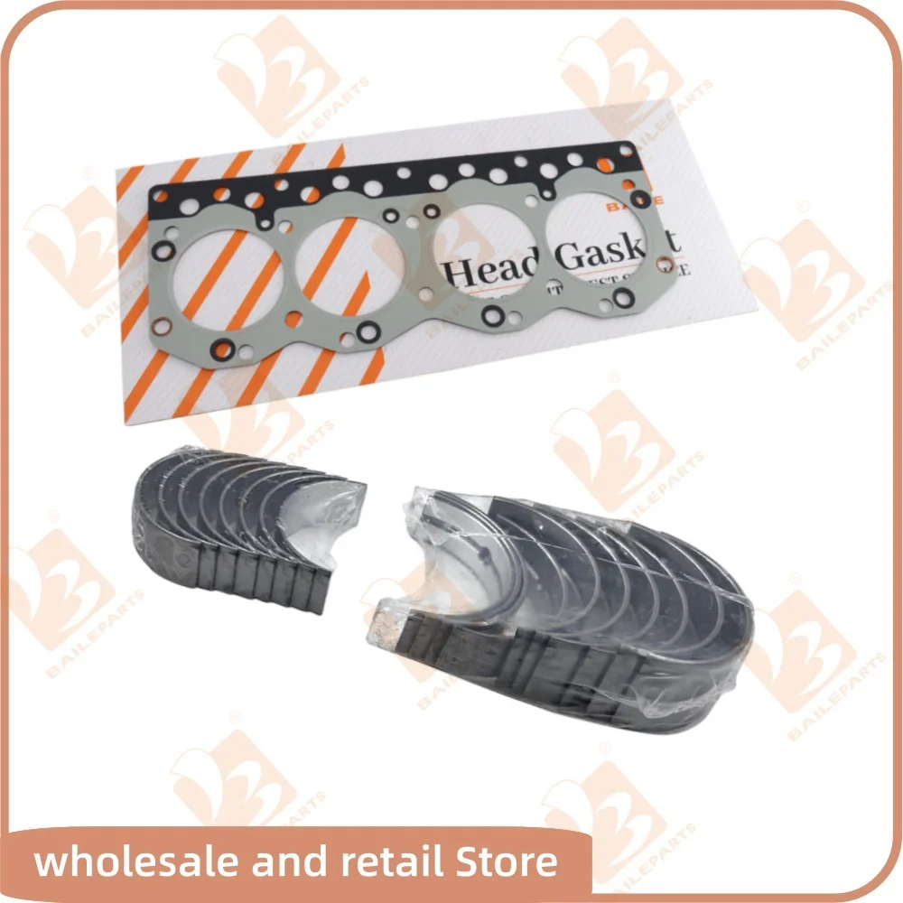 

C240 For Isuzu Crankshaft Main Bearing & Con Rod Bearing Cylinder Head Gasket Overhaul Rebuild Kit Diesel Forklift Engine Parts