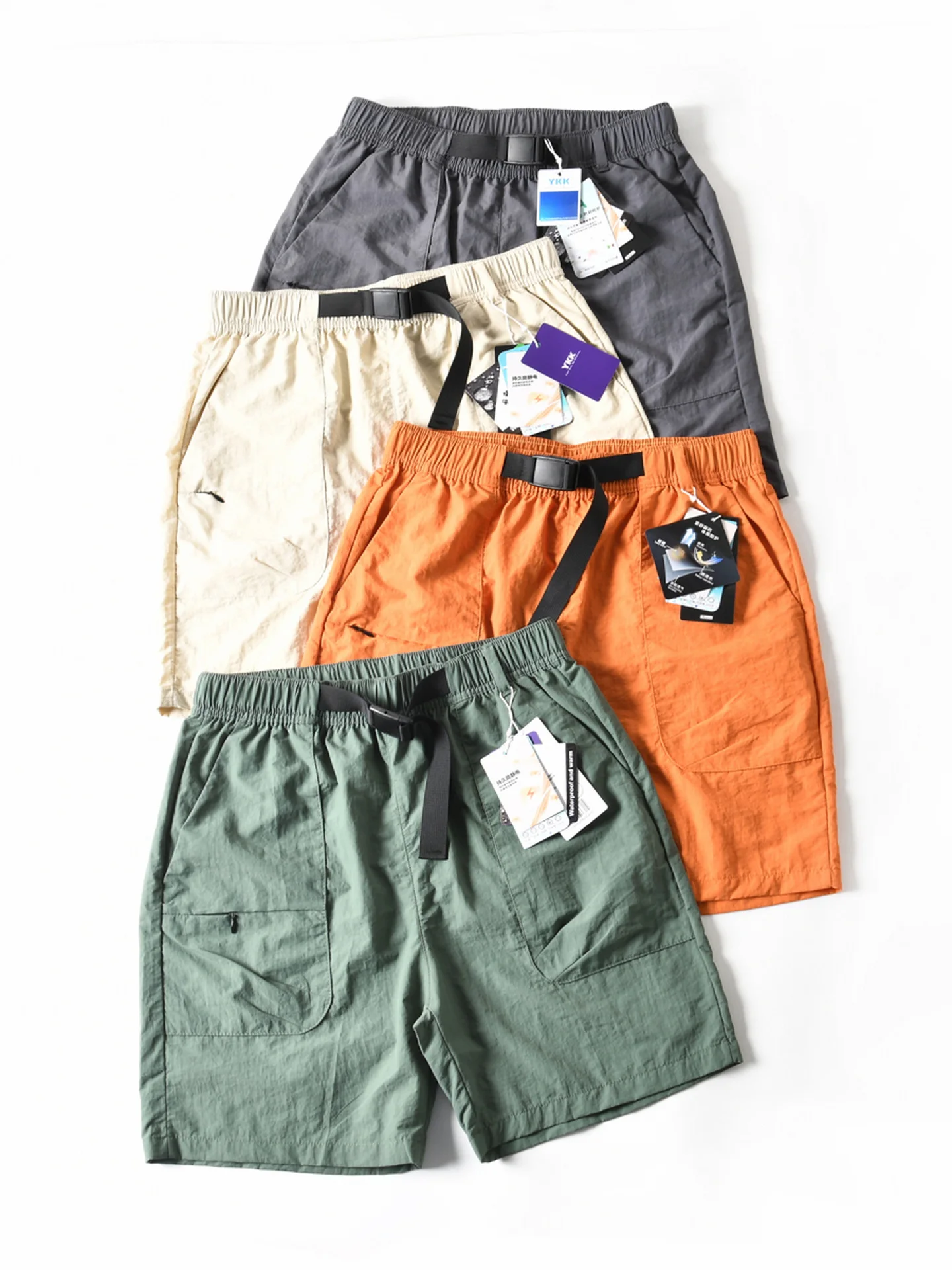 

Новая летняя мужская повседневная модная городская легкая легкая свободная прямая спортивная рабочая одежда для отдыха с пятью четвертью orts