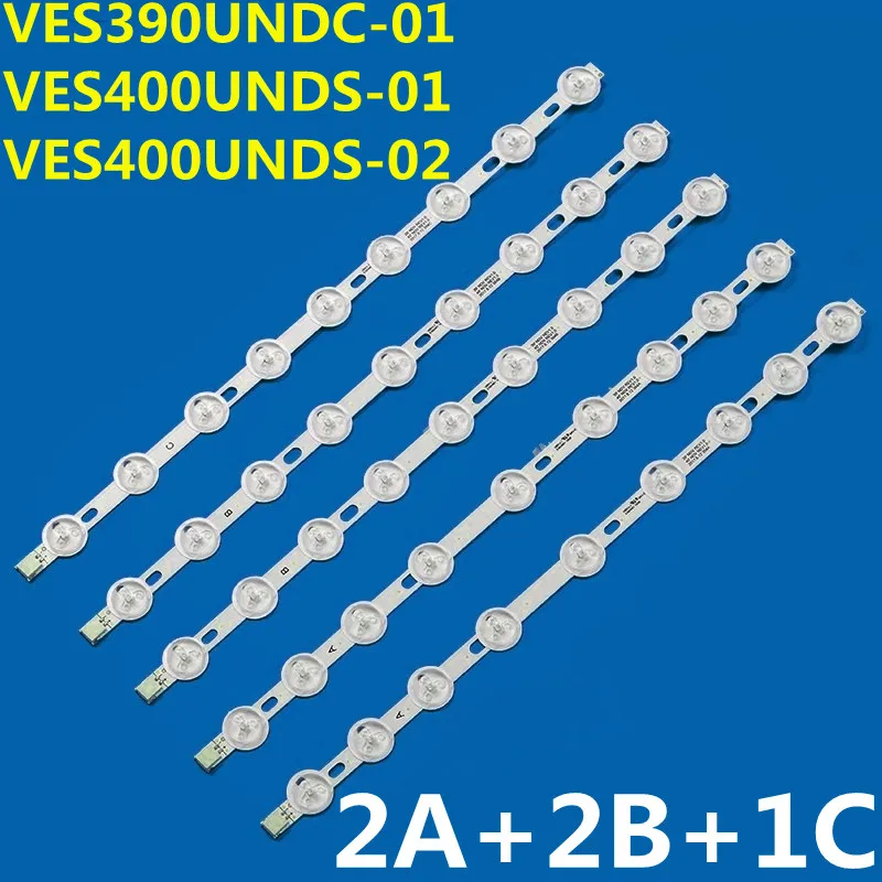 LED Strip For K40DLV2F 39FHD-C NDV ABC Type VES390UNDC-01 39PF3025D 39HFL2808D/12 DLED39167FHD P40LED13 LC-39LD145K LT-40TW51