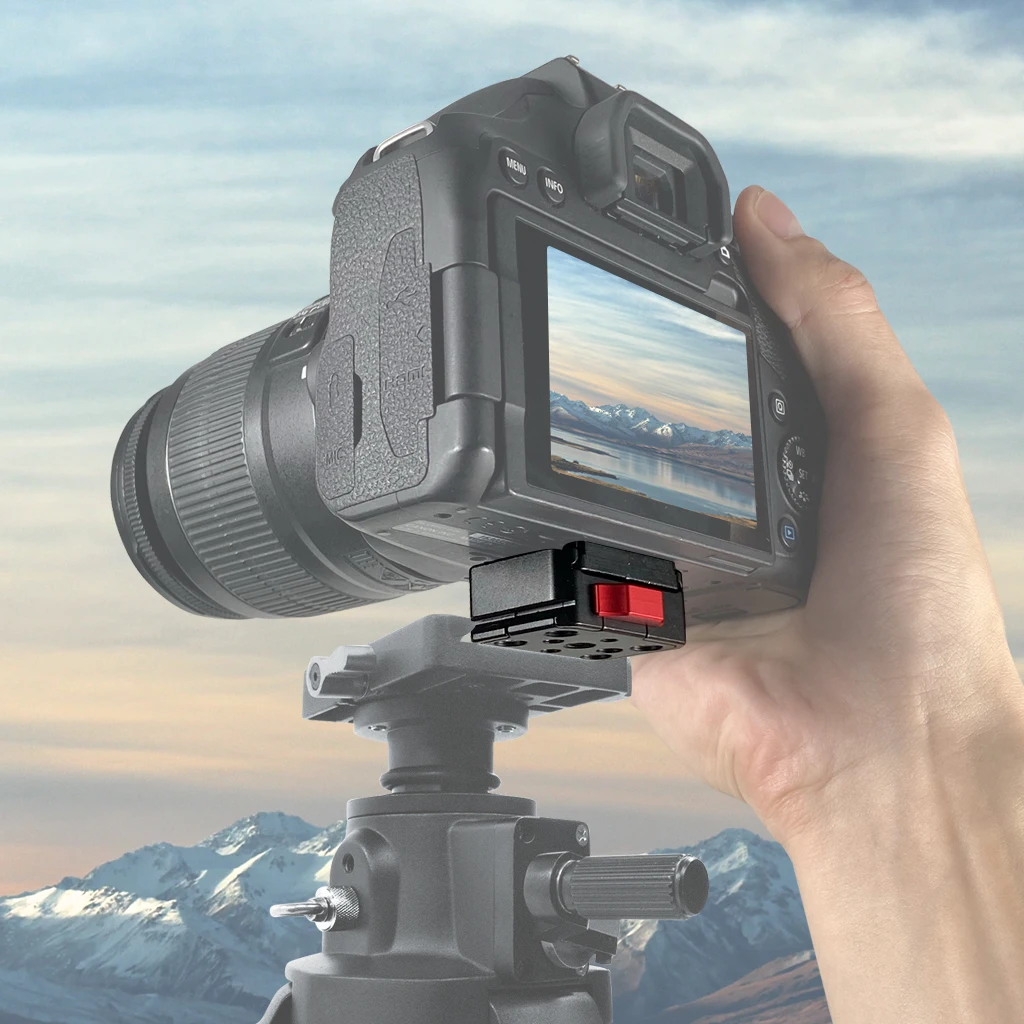 Quick Release Plate V Mount Gimbal Fast Switch 1/4" Screw for GoPro 13 12 Insta360 OSMO Action 5pro DLSR Camera Monitor Holder image 6