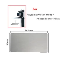 Para Anycubic Photon Mono 4, placa de construcción de resina, 163x90mm, Base magnética de cama flexible de acero con resorte para impresora 3D Photon Mono 4 Ultra