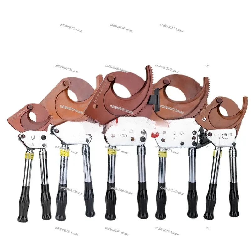 Ratchet Cable Scissors J40/52/75/95/100 Manual Gear Wire Cutter Tangent Pliers Copper and Aluminum Cable