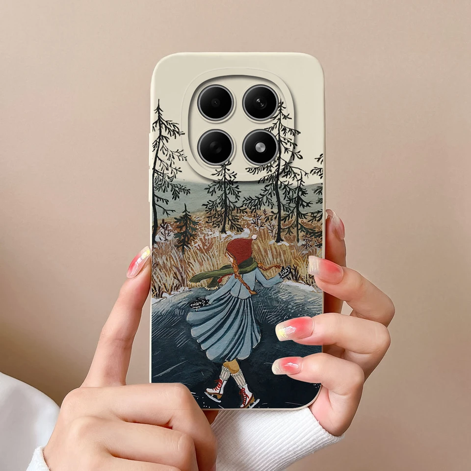 For Redmi Note 15 15 Pro 15 Pro Plus Case Oil Painting Girl Aesthetic Drop-Resistant Bumper For Redmi Note15Pro+ Coque Funda - view 6