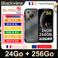 BLACKVIEW BL7000 AI robust Smartphone [no charger UE] 5G Android 15 24(8 + 16)Go + 256Go \