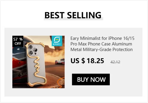 Eary 9-Shaped Phone Case for iPhone 18 17 Pro Max for Magsafe With 90° Lens Holder Stand Metal Frameless Bumper Anti-Drop Shells