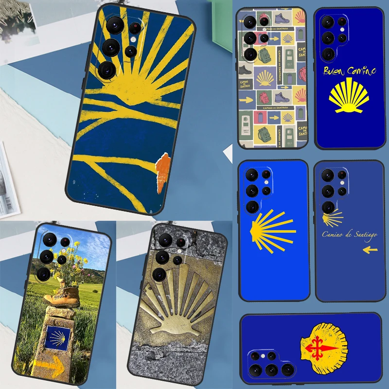 Funda del Camino de Santiago para Samsung Galaxy, S22, S23 Ultra, S8, S9, S10 Plus, Note 10, 20 Ultra, S21 FE, S20 FE