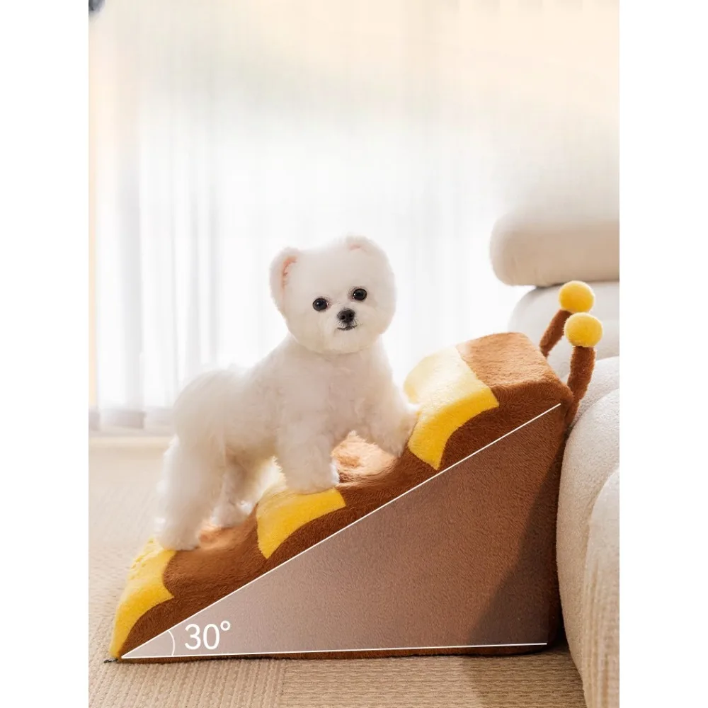 Pet stairs, dogs go to bed, steps, non-slip slopes, ladders, detachable washable ladders, puppies, elderly dogs, bedside sofas.