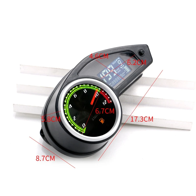 For Honda Offroad XR150 XR-150L XL150 CG150 GY200 Enduro 250 RPM Odometer Motocross Speedometer Meter Gauge Dirt Bike