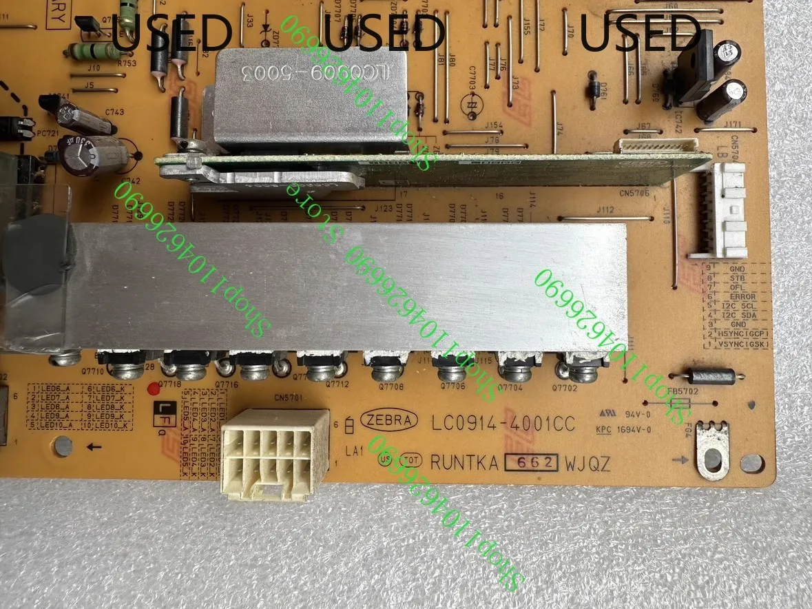 JDTH TCON Used for RUNTKA662WJN1 Board Equipment TV 46LX710A 52LX710DA LC0914-4001CC