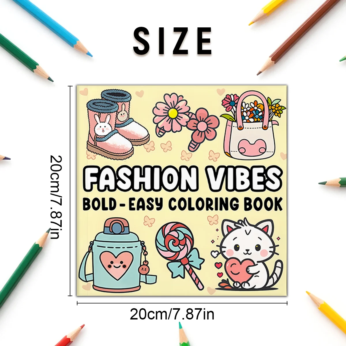 Stylish Coloring Book for Adults - 24 Pages of Creative Doodles and Relaxation Art - Perfect Fashionable Coloring Experience