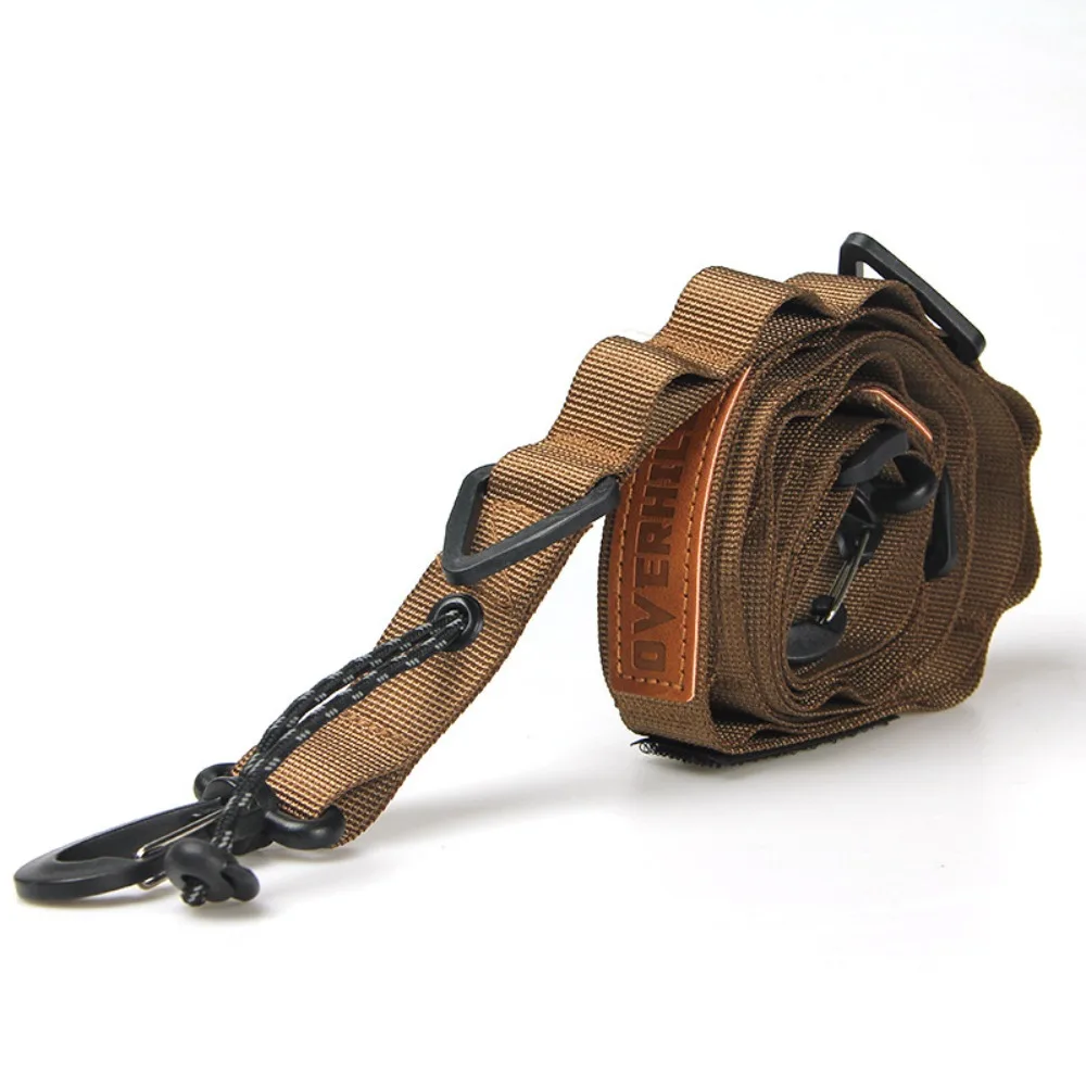 

Double-buckle Outdoor Shoulder Straps Multi-functional Adjustable Camping Hangings Rope 140cm Multiple Hanging Loops