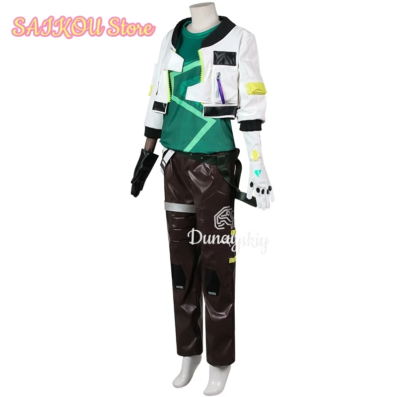 Anime Game Valorant Deadlock Cosplay Costume Adult Women Men Fantasy Outfits Female Halloween Carnival Party Clothes Wigs Jacket