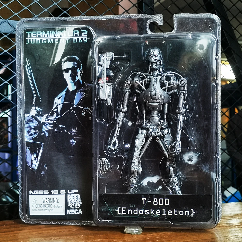 NECA The Terminator Endoskeleton Action Figures Collectable Joints Moveable Model Toy