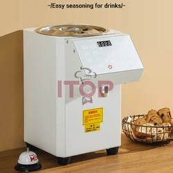 8L Syrup Fructose Dispenser 16 Quantitative Fructose Machine for Bubble Tea Boba Tea Shop 304 Stainless Steel Outlet and Barrel