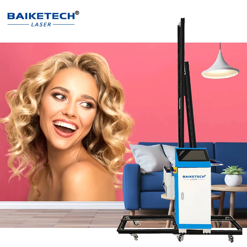 TH-UP600 УФ-3D настенный принтер Epson DX10, высокая точность 2880 точек на дюйм, многоцветная фреска для использования в помещении