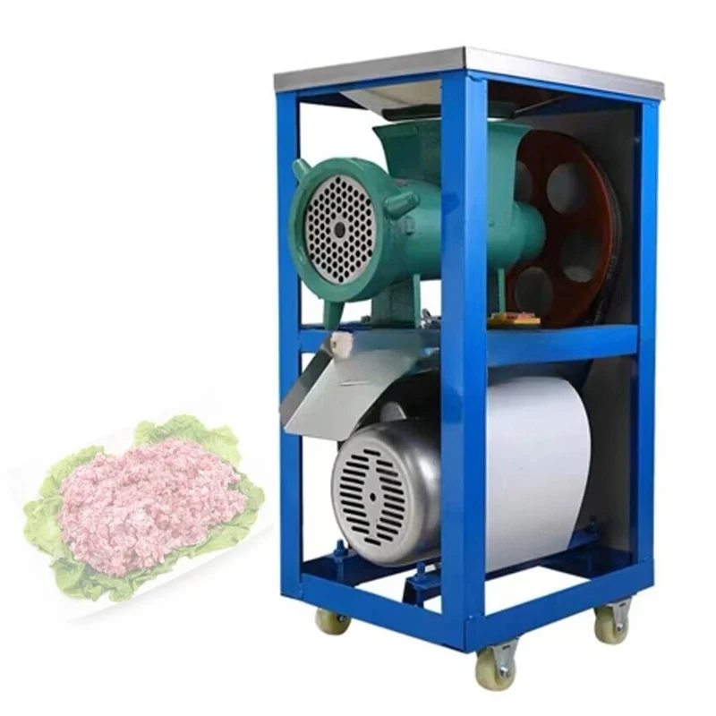 Commercial Electric Meat Grinder Mincer Electric Meat Grinder Machine Chicken Skeleton Mincing Machine For Livestock Farm 42