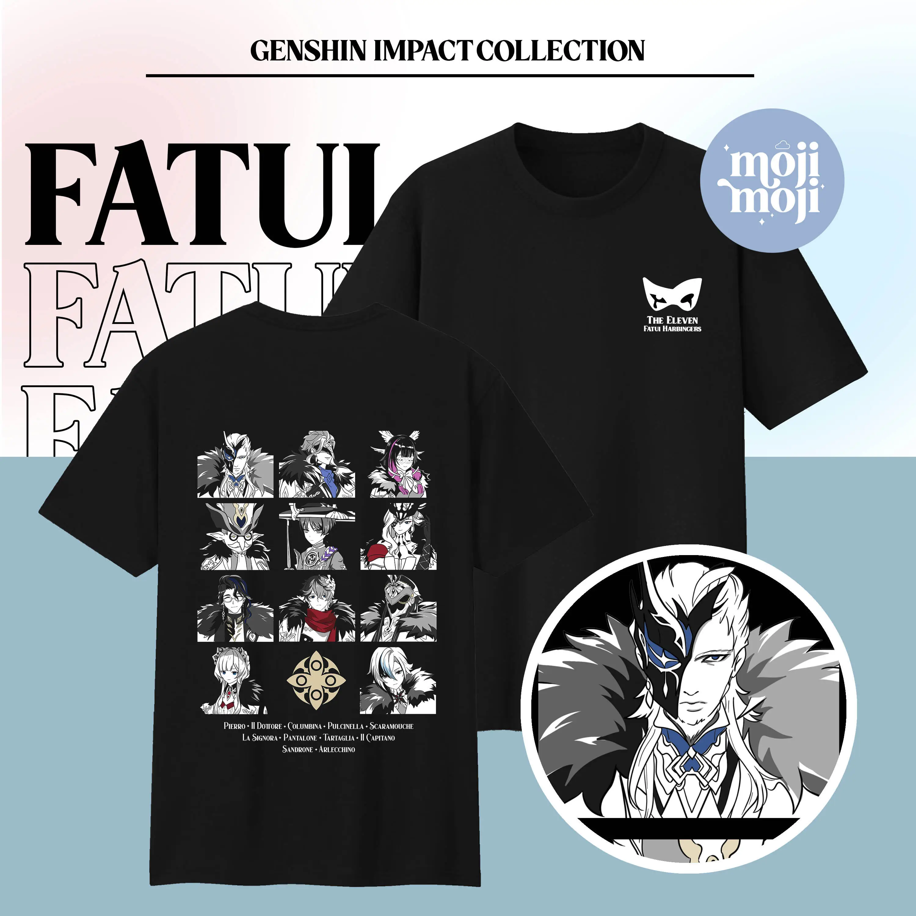 GENSHIN IMPACT - Fatui Shirt Unisex T-Shirt