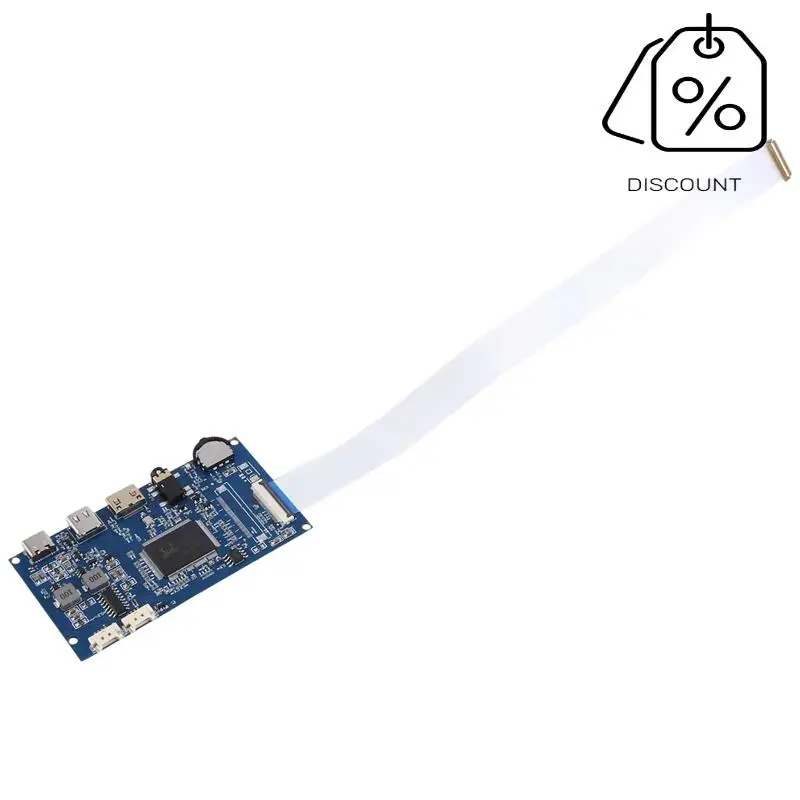 ABMF-Portable LCD Monitor Driver Laptop LCD Driver 30Pin EDP LCD Panel Controller DMI-Compatible TYPE-C LCD Driver 1366X768 Dura