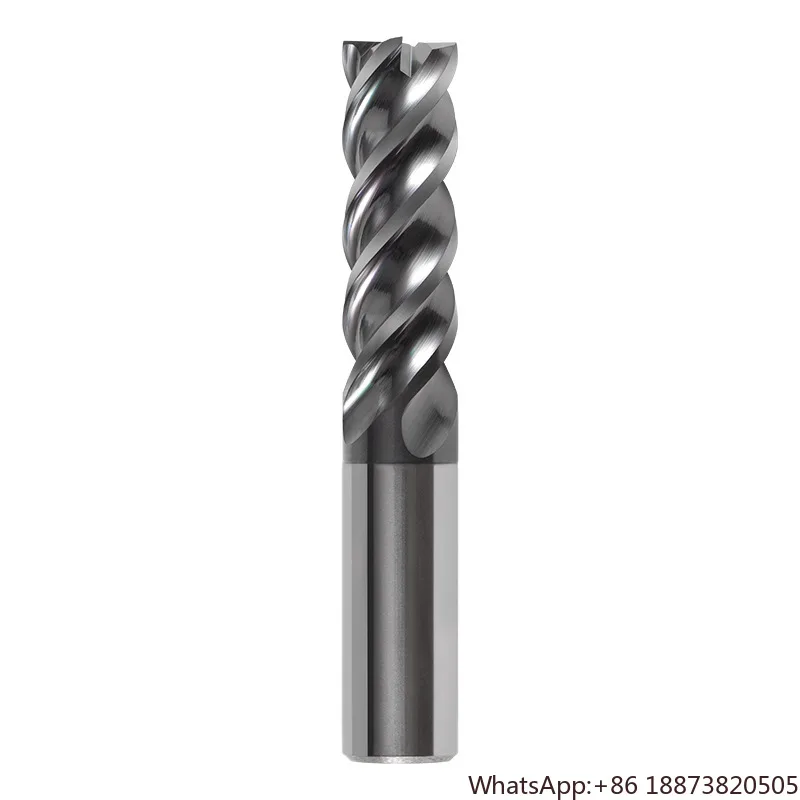 

Stainless steel special tungsten steel milling cutter carbide 4-edge lengthened four-edge flat bottom CNC machining center