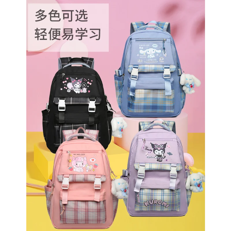 

Sanrio New Melody Student Schoolbag Cartoon Cute and Lightweight Large Capacity Pacha Dog BackPack