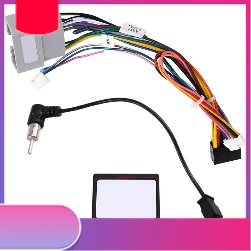 

Car 16Pin Radio Canbus Cable Power Wiring Harness Socket Connector CAN Bus Decoder For Jeep Wrangler Compass Dodge-Y79A