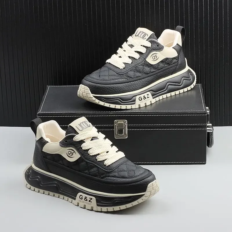 2026 Scarpe da corsa da uomo di marche di lusso Scarpe casual autunnali all'aperto Scarpe da passeggio invernali di base taglie forti Ammortizzazione Sneakers da uomo