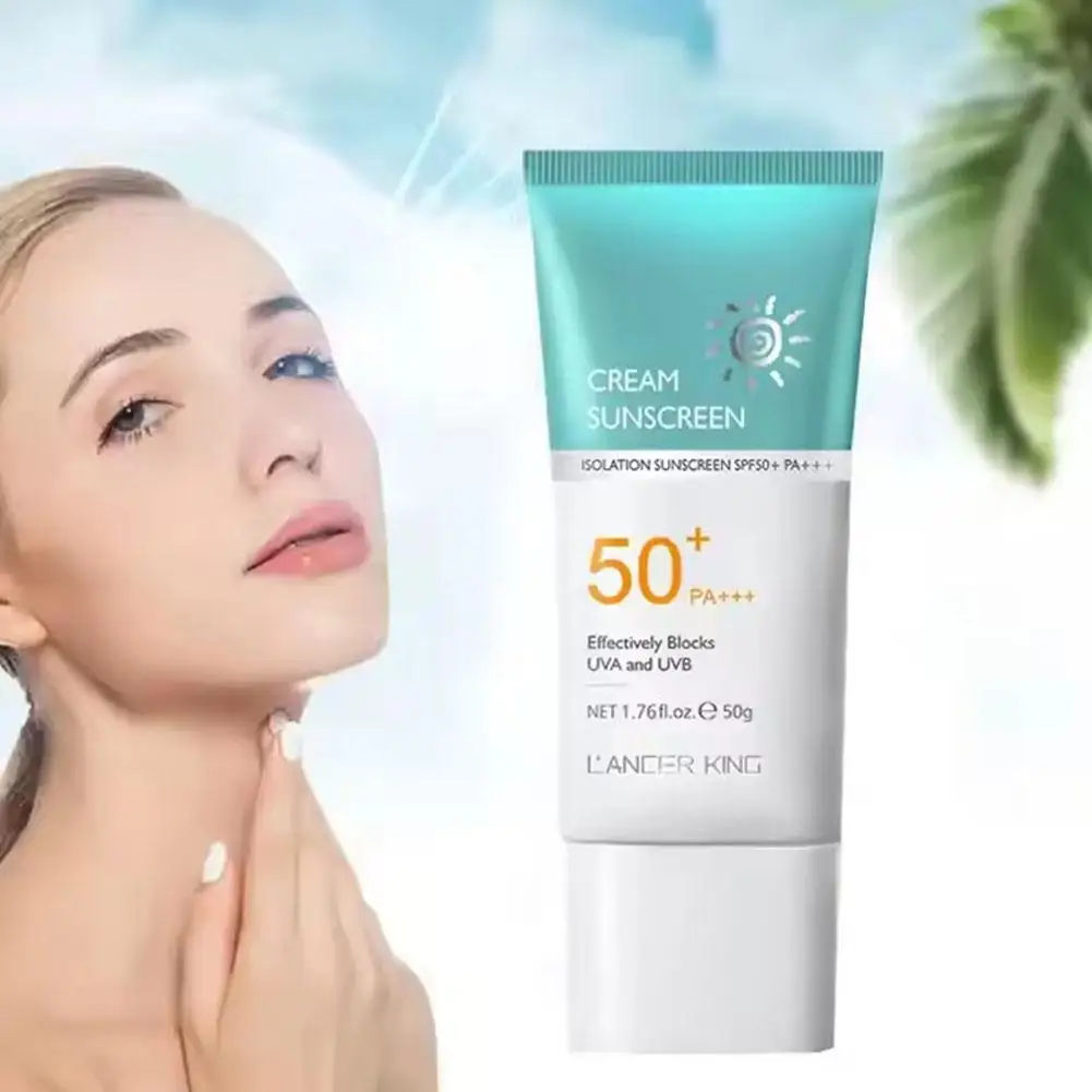 Facial Body Sunscreen Whitening Sun Cream Sunblock Protective Cream 50 Anti Facial Protection Cream Sun Skin SPF Y1Q9