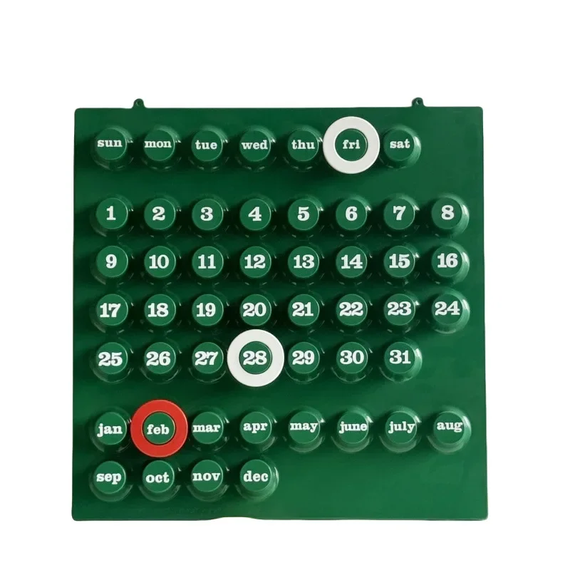 

Handmade DIY desk calendar ring perpetual calendar personalized desktop ornament creativity