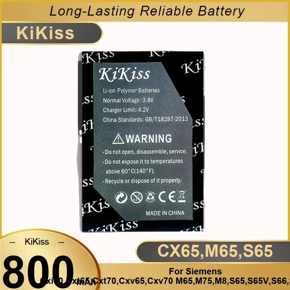 

Mobile Phone Battery 800Mah For Siemens CXI70 CXT65 CXT70 CXV65 CXV70 M65 M75 M8 S65 S65V S66 S75 SK65 SP65 CX65 ,