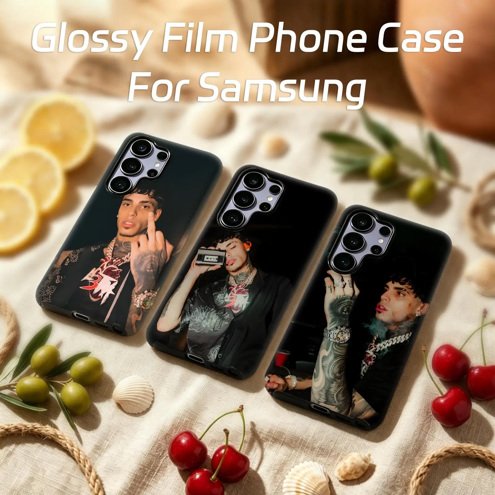 Rapper Luar La L  Phone Case For Samsung Galaxy S26 25 S24 S23 S22 S21 Ultra Glossy Film Phone Case