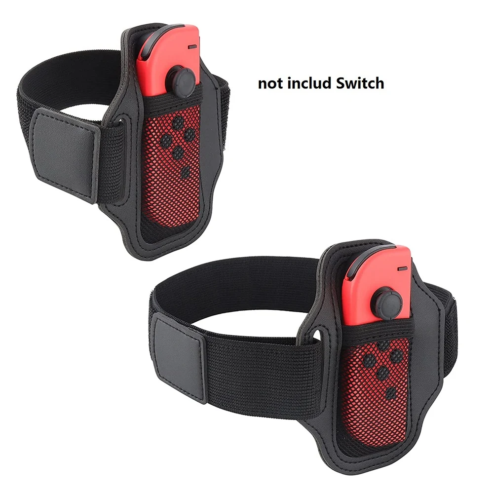 Correas para piernas para juegos deportivos de Nintendo Switch, paquete de 2 bandas para piernas para Switch/Switch OLED Joy Con, accesorios deportivos