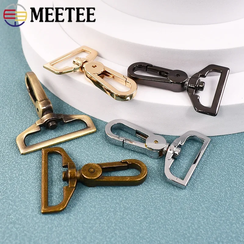 2/5Pcs 25mm/32mm/38mm Strap Bag Metal Buckle Lobster Clasp Swivel Trigger Clips Snap Hook Weebing Carabiner Hardware Accessories