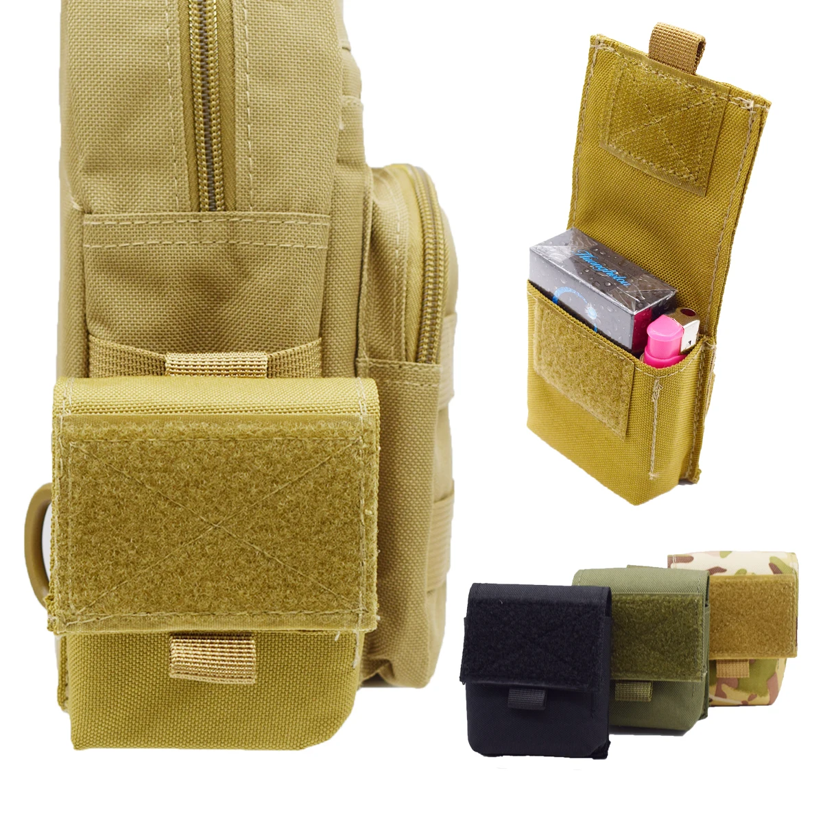 Small Molle Pouch Utility Mini Wallet EDC Tool Waist Pack Organizer Outdoor Hiking Camping Hunting Accessories Ammo Mag Bag