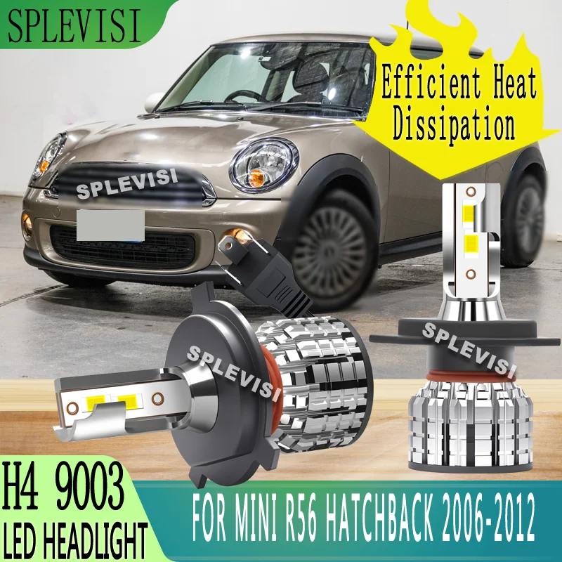 

H4 Rapid Heat Dissipation Tool-free Mounting Car Headlight Bulbs LED For MINI R56 Hatchback 2006 2007 2008 2009 2010 2011 2012