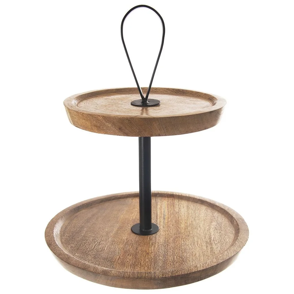 2-Level Houten Plaat Mango 30 Cm