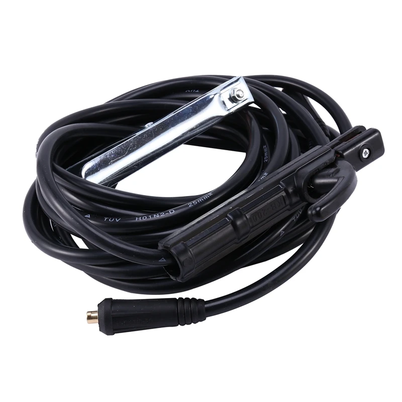 Suporte de eletrodo para máquina de solda, Earth Clamp, 3Meter Cable, 200 Amp, 300 Amp, ZX7-200, ZX7-250, 5Meter Cable, Acessórios