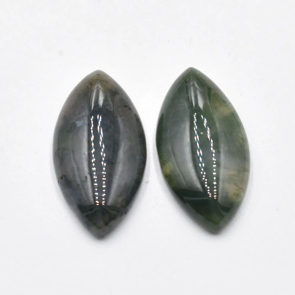 Modische Natursteinperlen in Pferdeaugenform für die Schmuckherstellung 15x30mm, kostenloser Versand, Großhandel 20 Stück/Lot – Detail 8