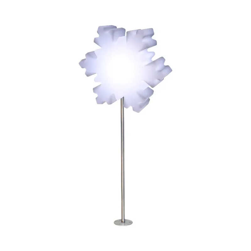 

Christmas Snowflake Light Solar Lawn Light Square Landscape Shopping Mall Lighting Outdoor Atmosphere Reed