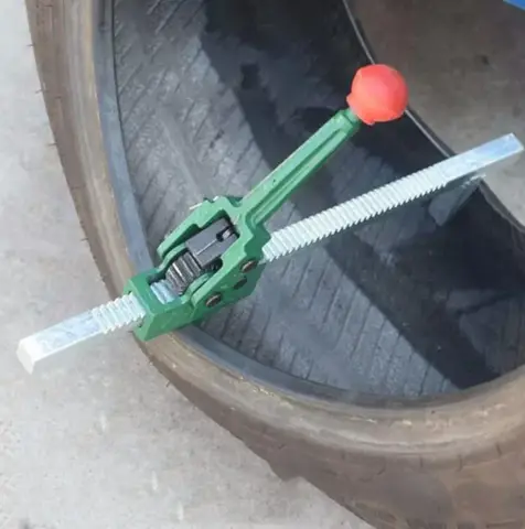 자동차 수동 확장기 도구 타이어 수리 도구 휴대용 휠 타이어 수동 핸드 확장기 도구 자동차 트럭 타이어 수리 도구 세트