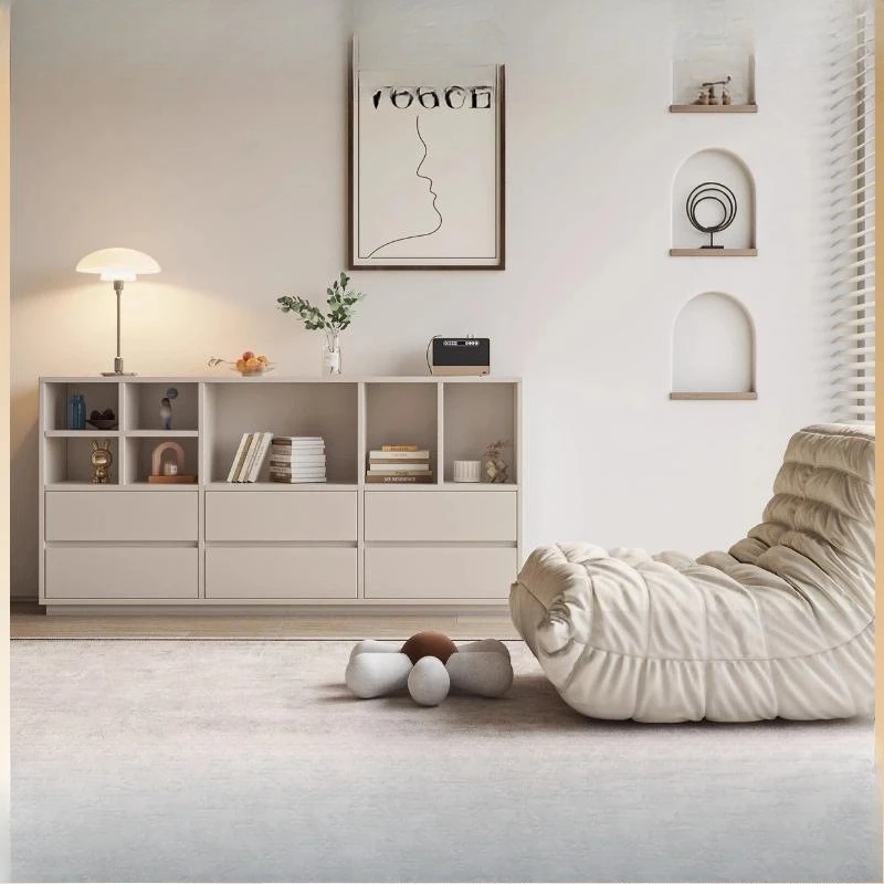 

Minimalist modern bedroom combination cabinet Floor-to-ceiling bookcase TV cabinet Living room chest cabinet Storage cabin