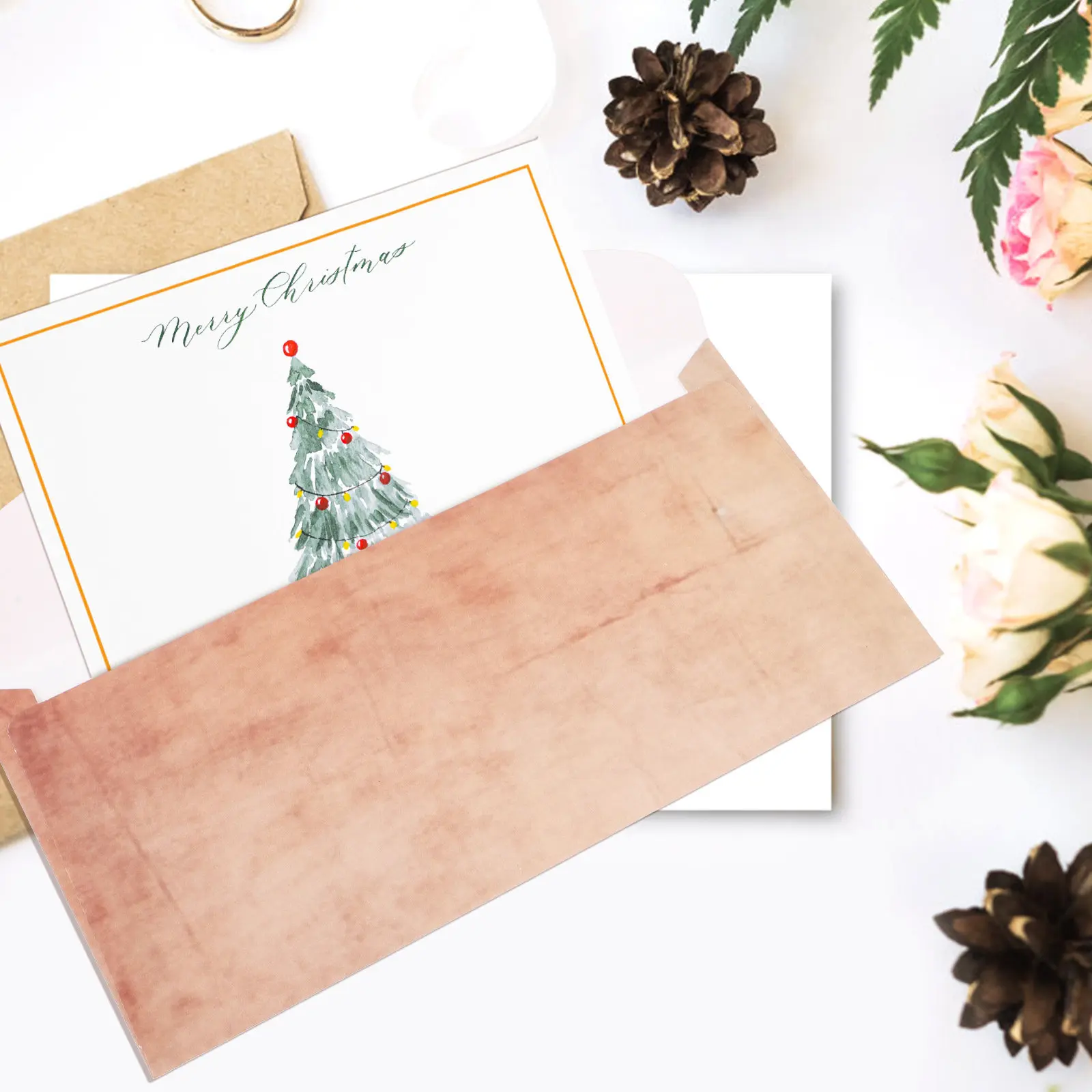 

10Pcs Retro Envelopes Pack Simple Design Compact Lightweight Privacy Secured Envelopes for Greeting Cards Letters Photos Party