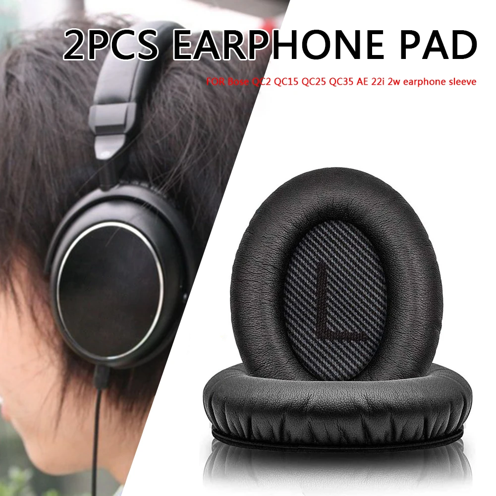 

Memory Foam Ear Pad for Bose QC2/QC15/QC25/QC35/AE/2/2i/2w Headset Cushion Wireless Wired Headphone Accessories 2pcs